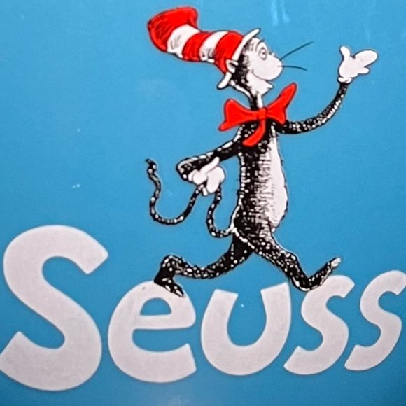 DR. SEUSS The Cat In the Hat ~ Rounded Blue Ceramic  Mug ~ Theodor Seuss Geisel - Picture 4 of 6